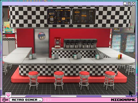 The Sims Resource Retro Diner Set