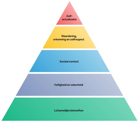 Menselijke Behoeften In De Piramide Van Maslow Boom Strategie En