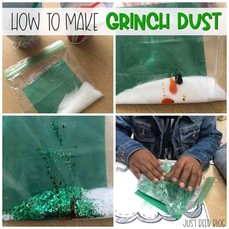 Grinch Dust Recipe with FREE Printables | Just Reed & Play