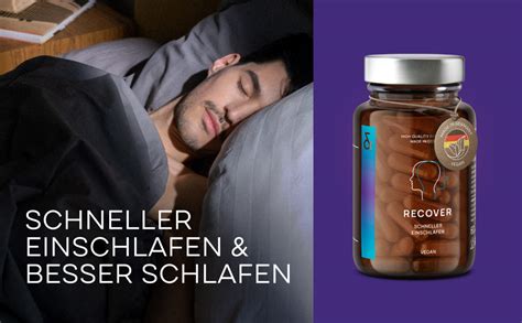 N6 RECOVER Schlafmittel Pflanzlich Melatonin Hochdosiert Mit L