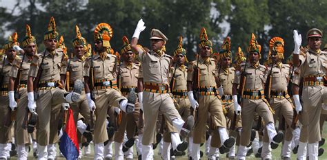 Yogi’s UP Police contingent joining Independence Day parade in Kashmir