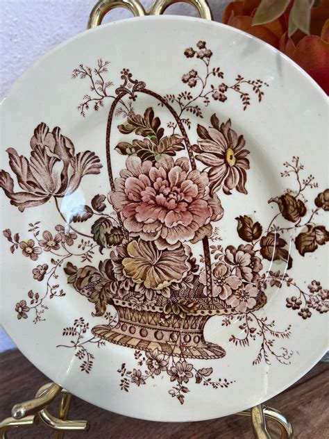 Set Of Salat Plate Charlotte Brown Etsy