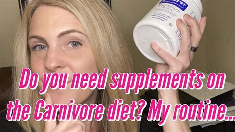 Do You Need Supplements On The Carnivore Diet My Current Supplement