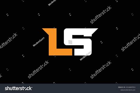 Ls Sl Alphabets Letters Logo Monogram Stock Vector Royalty Free