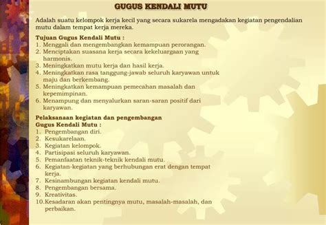 Ppt Gugus Kendali Mutu Powerpoint Presentation Id