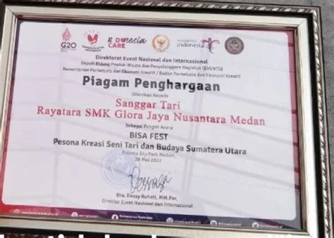 sanggar tari rayatara smk gelora jaya nusantara medan tampil