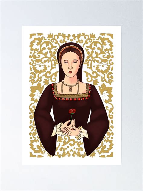 Anne Boleyn Wife Of Henry Viii Poster For Sale By Tudoremporium