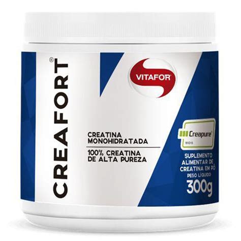 Creatina Creafort Monohidratada Alta Pureza Vitafor 300g Creatina