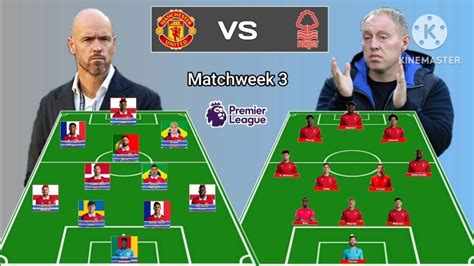 Manchester United Vs Nottingham Predictions Line Up Vs