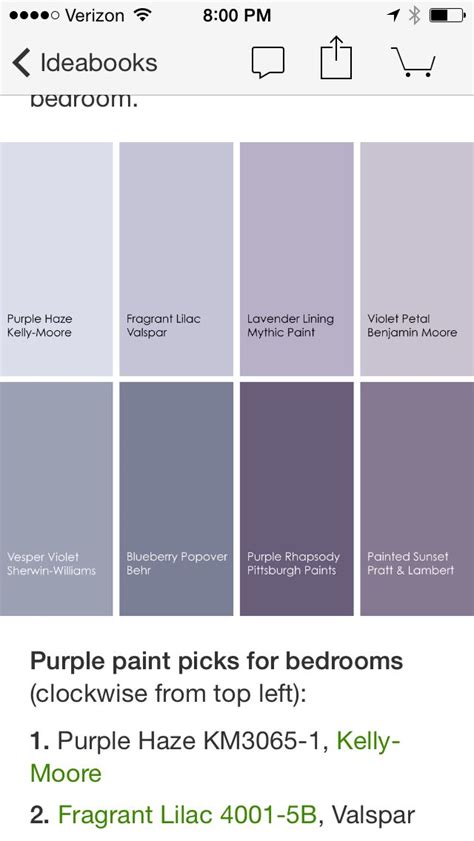 Purples Purple Paint Colors Paint Colors For Home Grey Purple Paint