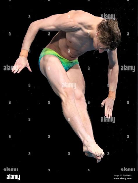 Australias Cassiel Emmanuel Rousseau In Action During The Mens 10m