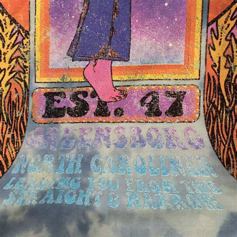 Vintage Wrangler Wrangler Suicede Nude Woman Tie Dy Gem