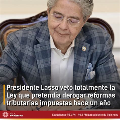 Radio Pichincha on Twitter ATENCIÓN El Primer Mandatario presentó