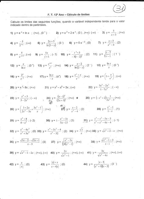 Apontamentos De Matemática 12°ano