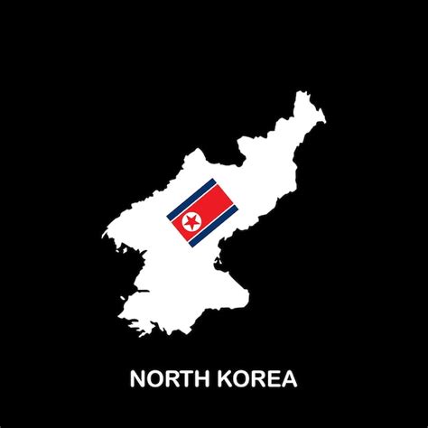 Premium Vector North Korea Map Icon