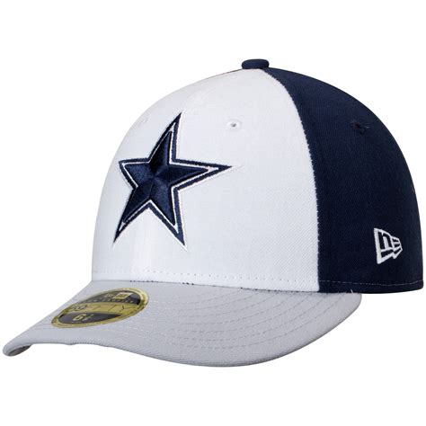 New Era Dallas Cowboys Whitegray Front N Center Low Profile 59fifty