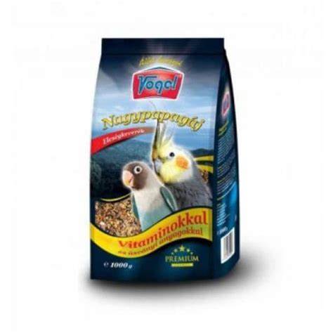 Hrana Pentru Papagali Mari Nimfe Vogel Premium Cu Vitamine 1 Kg