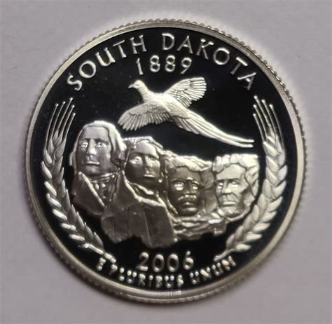 Statehood Quarter S South Dakota Silver Proof Gem For Sale