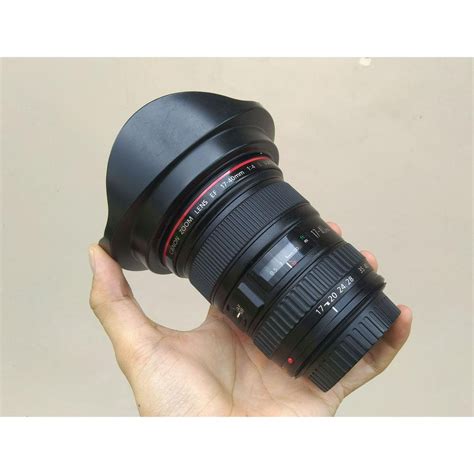 Jual Lensa Canon 17 40mm F4L USM Lengkap Box Normal Shopee Indonesia