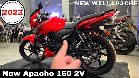 New 2023 TVS Apache RTR 160 2v New Features New Price Changes