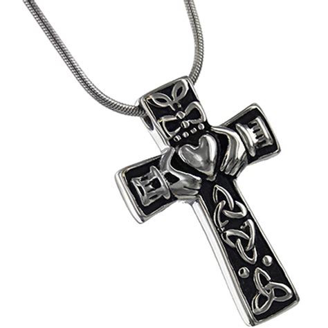 Cremation Cross Necklace | Cross Cremation Jewelry