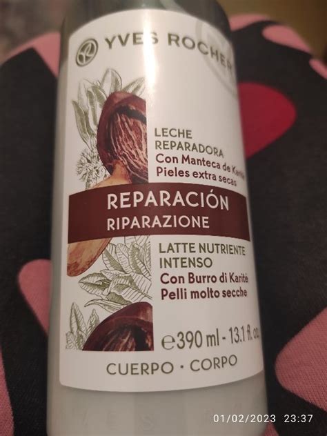 Yves Rocher Latte Nutriente Intenso Riparazione Corpo Con Burro Di