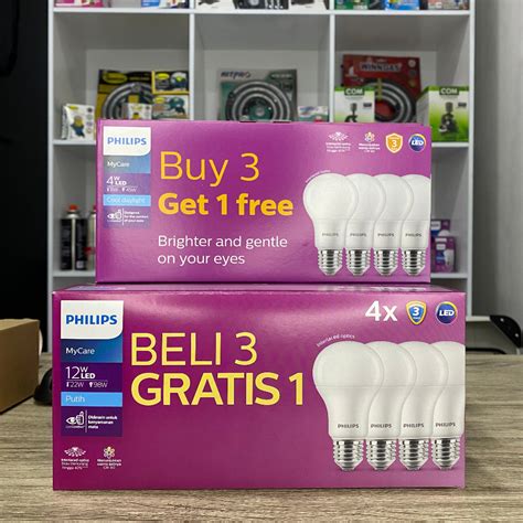 Jual Multipack Philips Mycare Ledbulb W W W W W W Pcs K