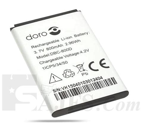 Genuine Doro DBC 800D Battery For Doro Phone Easy 6520 800mAh EBay