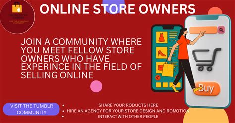 Online Store Owners Tumblr Communities
