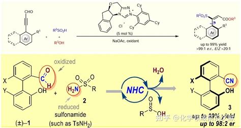 池永贵课题组一天两篇nat Commun：nhc催化阻转选择性合成轴手性苯乙烯和苄腈衍生物 知乎