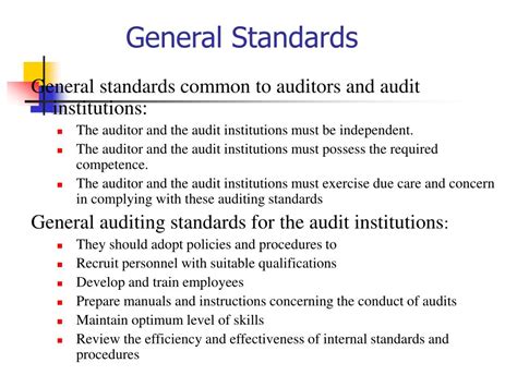 Ppt Auditing Standards Powerpoint Presentation Free Download Id