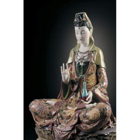 Lladro Kwan Yin Statue Perigold