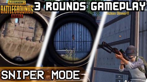 Gameplay Pubg Mobile Sniper Mode Rounds Win Pc Gaming Loop