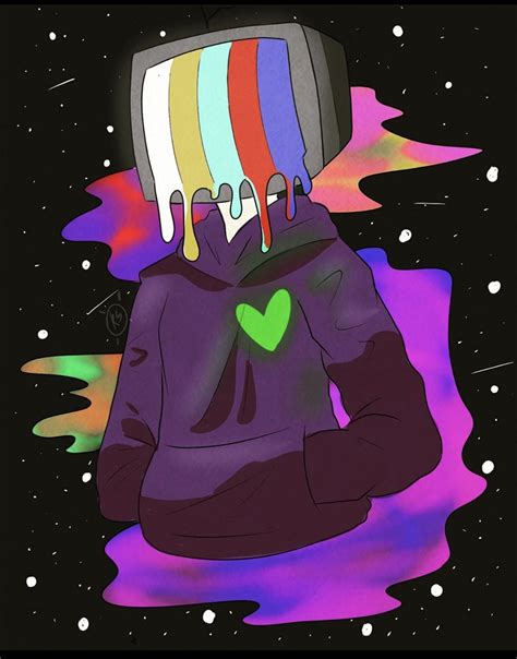 Tv Head Art En 2024 Dibujos Dibujos Bonitos Fondo Animación