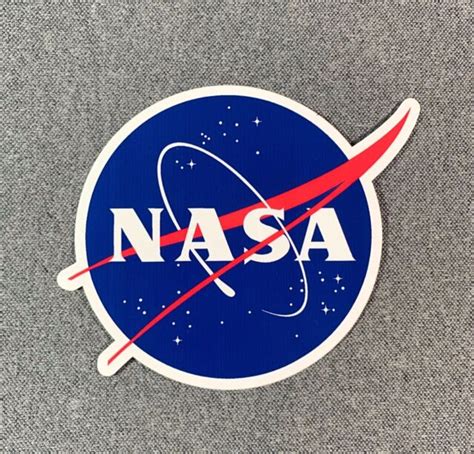 Nasa Logo Decal Sticker Official Authentic Collectors Collectible 5 Ebay