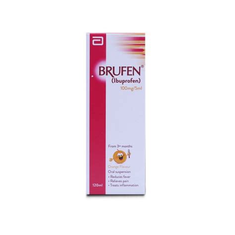 Brufen 100mg 5ml Suspension 120 Ml Uses Benefits Side Effects