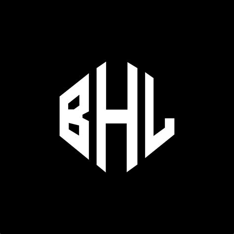 Diseño De Logotipo De Letra Bhl Con Forma De Polígono Diseño De