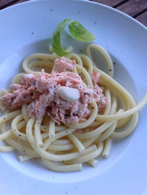 Spaghetti Mit Lachs Sahne So E Von Gerfried Chefkoch De