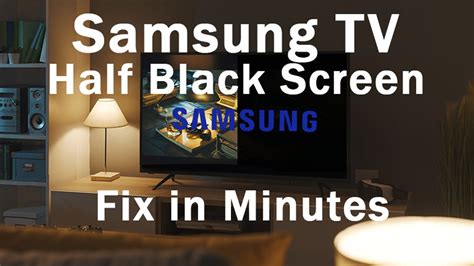 Samsung TV Half Screen Darker Half Black Screen EASY Fix In Minutes