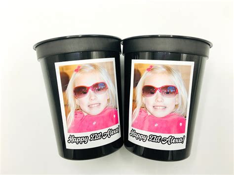 Custom Plastic Cups Personalized Party Cups Personalized Birthday