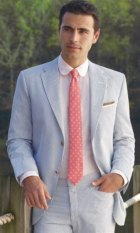 Pin By Buck D On Seersucker Suits Seersucker Suit Mens Outfits Suits