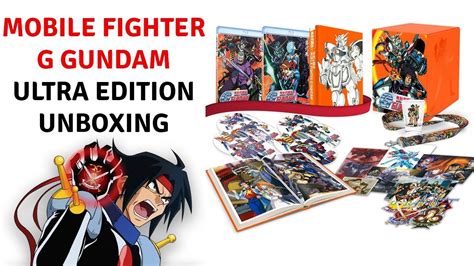 Mobile Fighter G Gundam Ultra Edition Blu Ray Box Set Unboxing Youtube