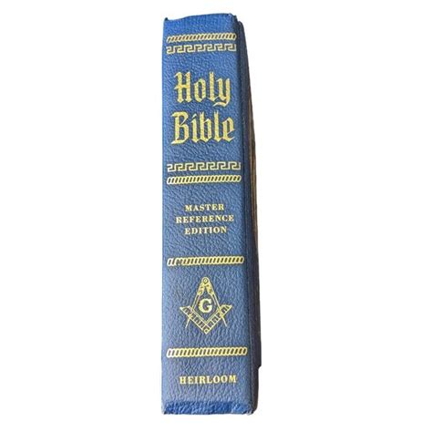 Other Masonic Holy Bible Master Reference Edition Heirloom Red