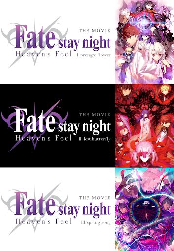 Fate Stay Night Heaven S Feel Trilogy Collection Original Japanese