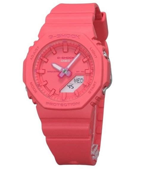 Casio G Shock Analog Digital Resin Strap Pink Dial Quartz Gma P A