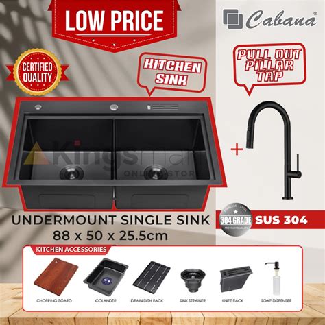 Kingsman Cabana Multifunction Honeycomb Kitchen Sink Undermount