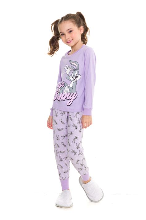 Pijama Infantil Menina PernaLonga Algodão Intimale Lingerie