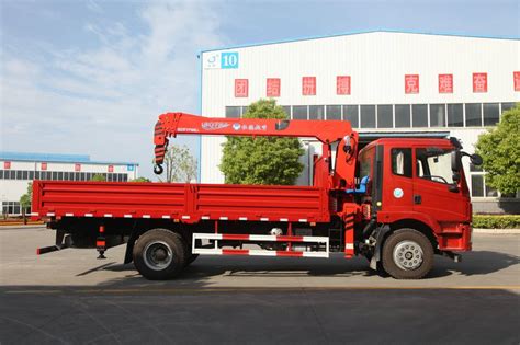 China 7 Ton Stiff Boom Lorry Loader Crane Manufacturers