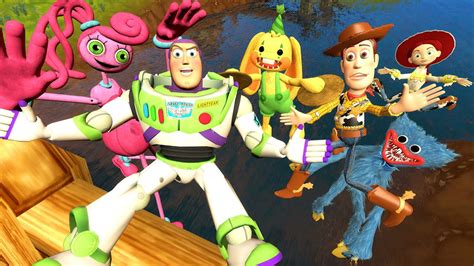 Gmod Toy Story Vs Poppy Playtime Chapter Mommy Long Legs Woody