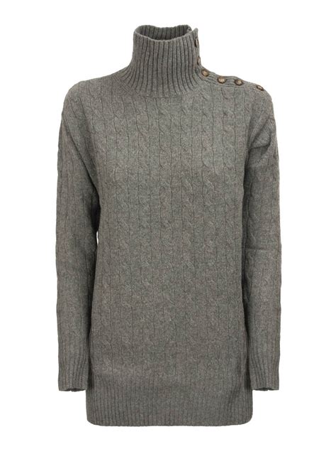 Turtlenecks Polo Necks Ralph Lauren Cable Knit Turtleneck Sweater